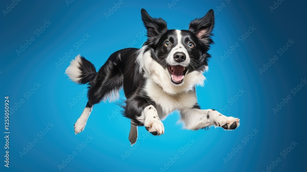 Fototapeta premium bordercollie mold texture