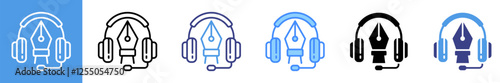 Literary Multistyle Icon Set