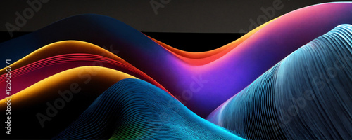 abstract background with glowing lines