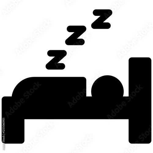 sleep solid icon
