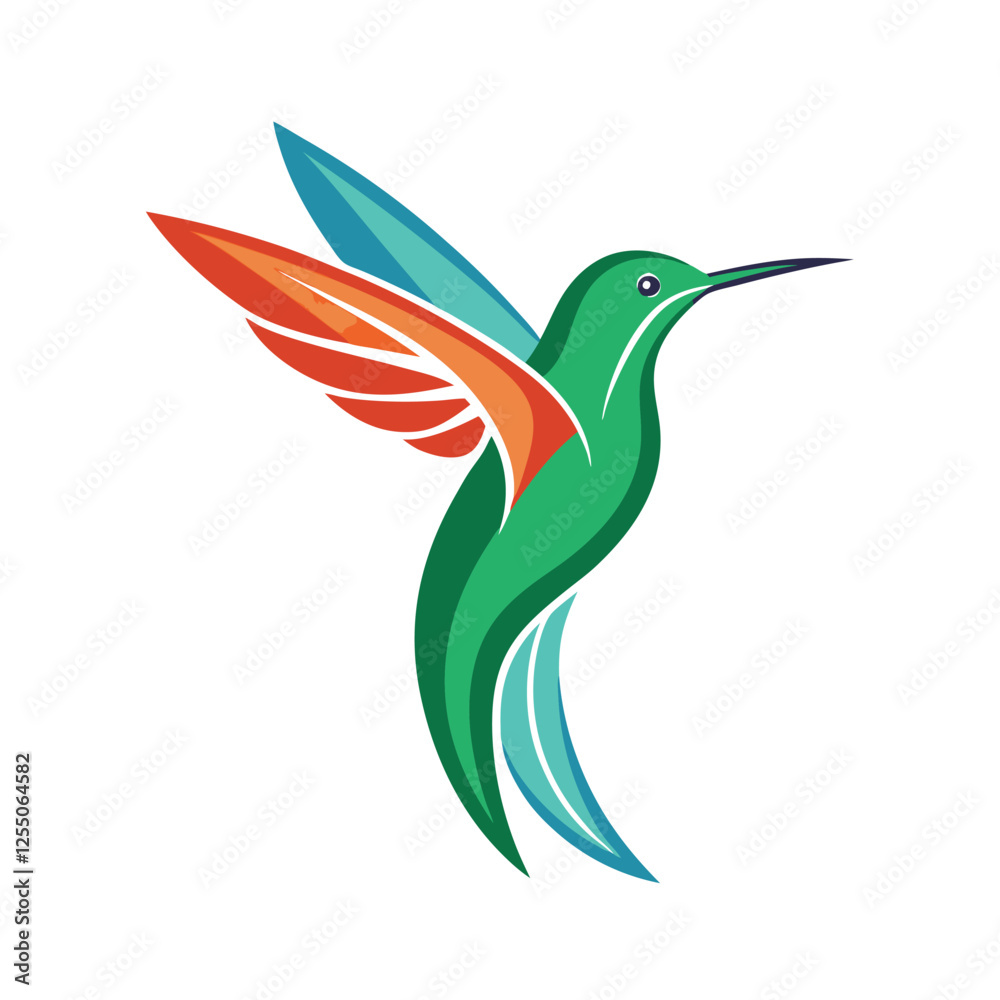 Obraz premium hummingbird vector design 