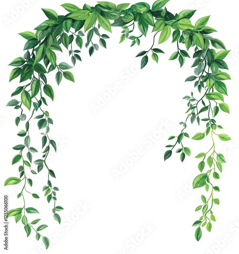 Wallpaper Mural llustration On The Theme Of Plants And Frames, Ecology And Climate. Generative AI Torontodigital.ca