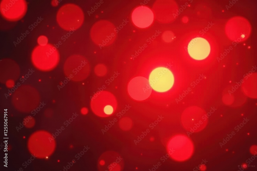 Abstract red holiday backdrop, shimmering bokeh lights , red, glitter Abstract red holiday backdrop, shimmering bokeh lights , red, glitter