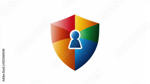 Free Download Cybersecurity shield symbolizing data protection and user safety - GFXLoad