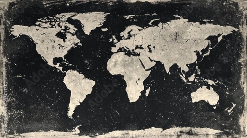 Minimalist World Map