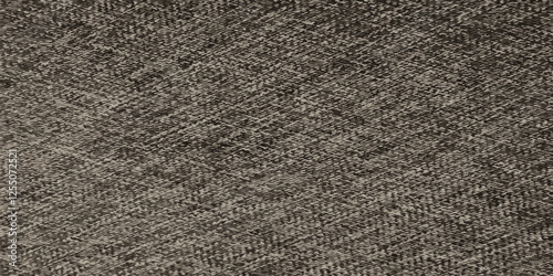 Texture of rough fabric. Rough vintage burlap. Vector illustration