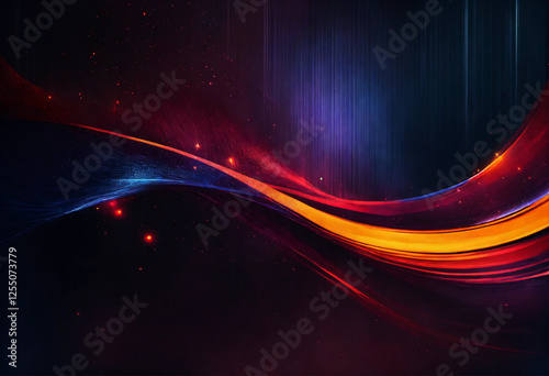 abstract red background with waves