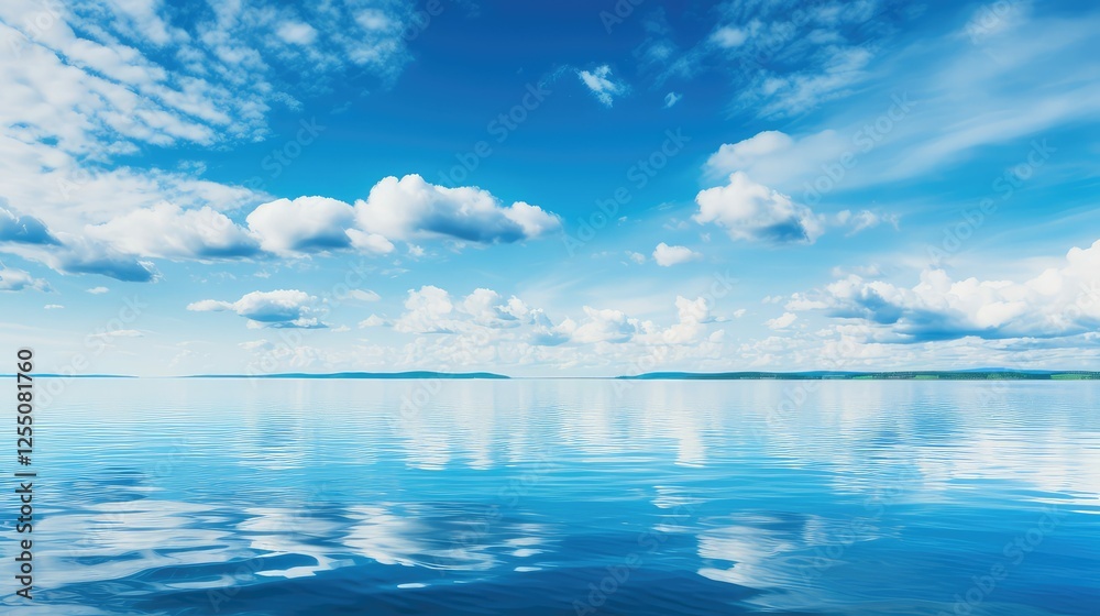 Obraz premium water gradients blue