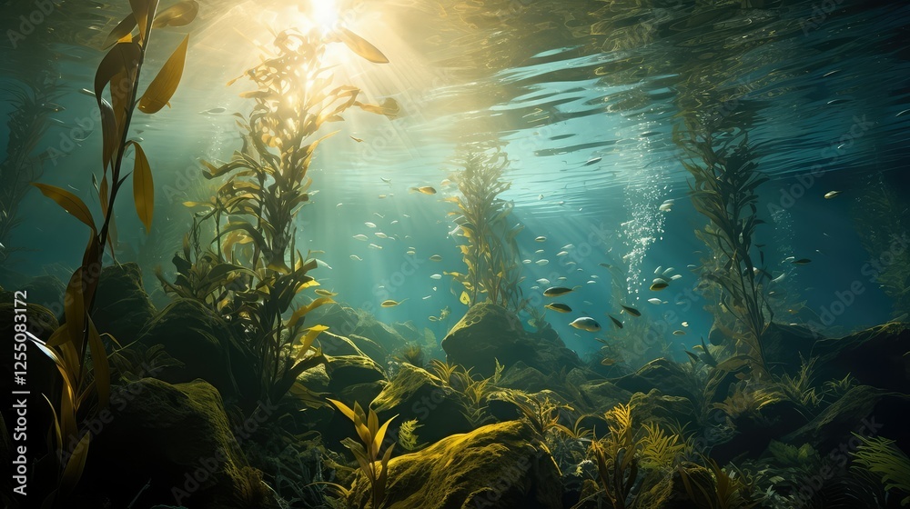 Fototapeta premium algae underwater plants