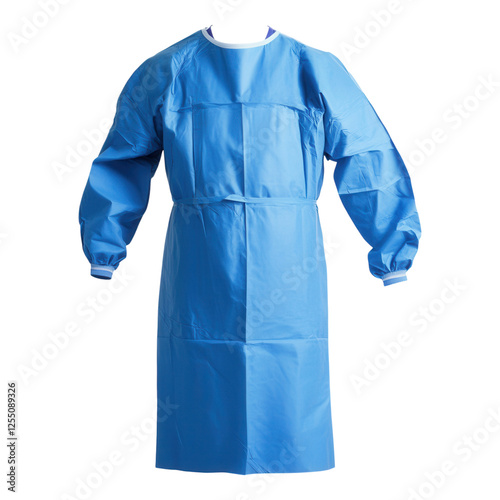 Surgical Apparel Set, features a cap and gown design, ideal for medical illustrations, seamless integration with various backgrounds
