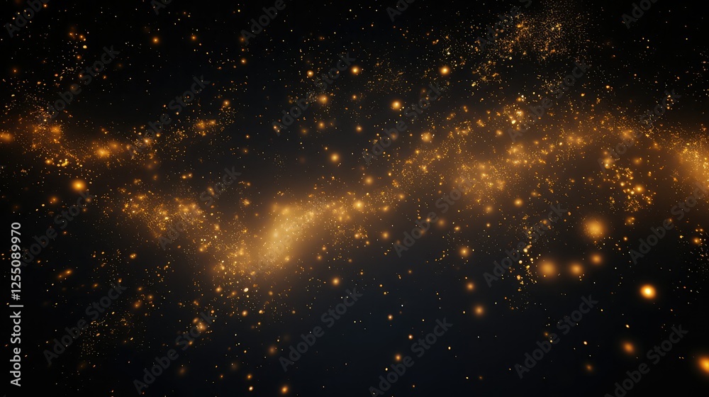 Fototapeta premium major constellation gold