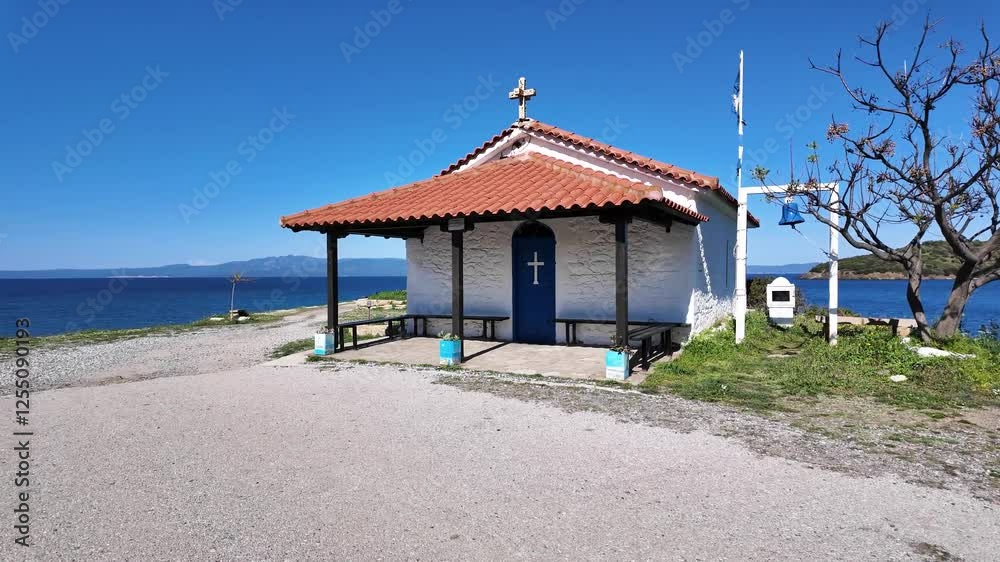 Kassandra coasline near village of Xina, Chalkidiki, Central Macedonia, Greece Kassandra coasline near village of Xina, Chalkidiki, Central Macedonia, Greece