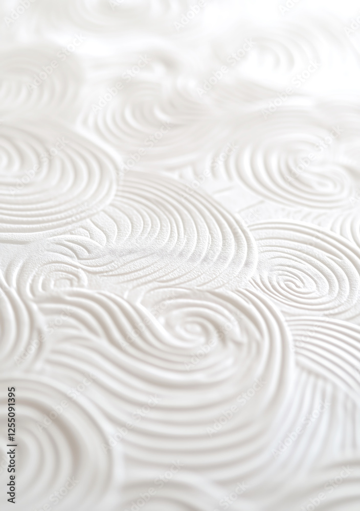 Textured White Swirl Design for Contemporary Walls – Elegant 3D Patterned Surface for Modern Interiors Textured White Swirl Design for Contemporary Walls – Elegant 3D Patterned Surface for Modern Interiors