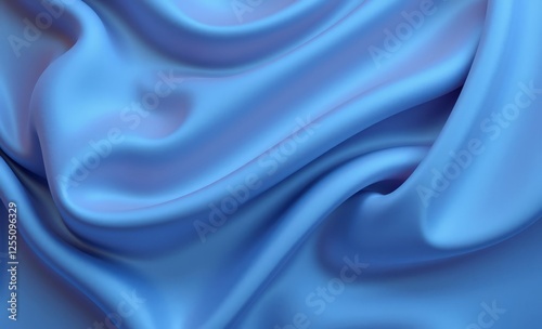 3d rendering abstract blue background luxury cloth or liquid wave or wavy folds of grunge silk texture satin velvet material or luxury background or elegant wallpaper designblue background 3d wallpape photo