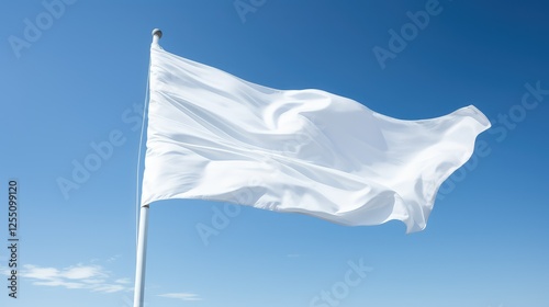 truce surrender white flag photo