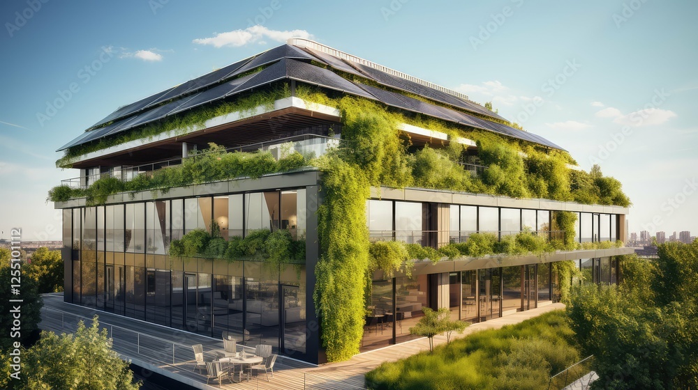 Obraz premium eco office building exteriors