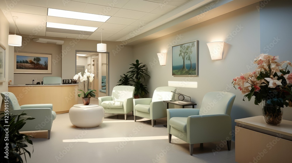 Fototapeta premium relaxation doctor office lobby