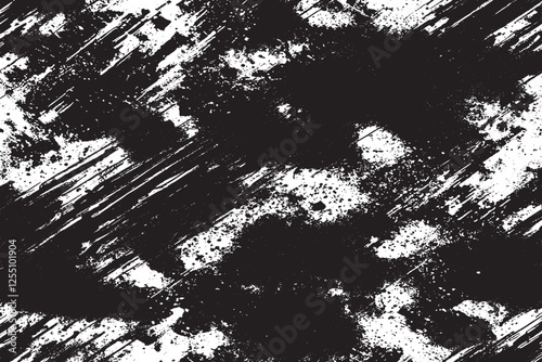 Download a high-resolution grunge brush stroke texture. Perfect for digital art, overlays, posters, and designs. This black and white distressed background adds a bold, artistic, and vintage touch.