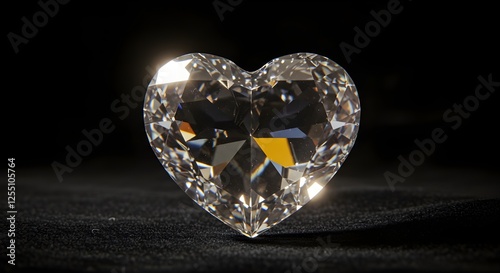 Un cristal en forma de corazón