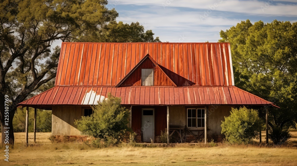 character red metal roof character red metal roof
