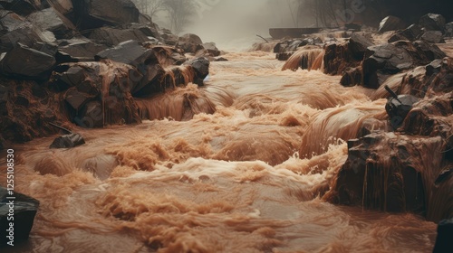 contamination murky water