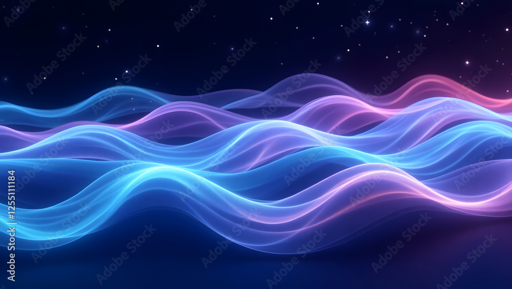 Abstract Digital Waves Background Abstract Digital Waves Background