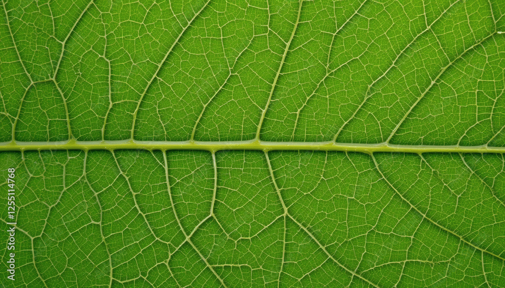 Tree Leaf Veins Close-Up with Intricate Network Patterns and Soft Green Color Tree Leaf Veins Close-Up with Intricate Network Patterns and Soft Green Color