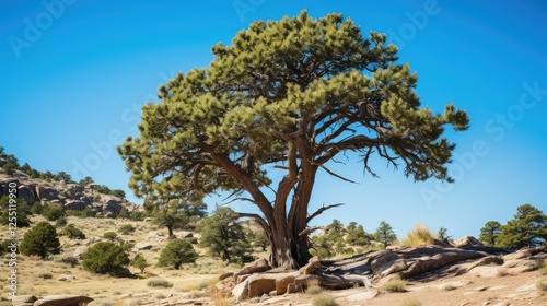 pine pinon tree photo