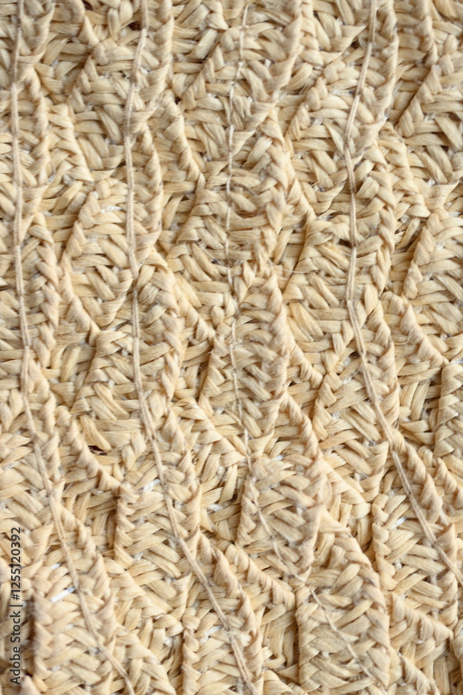 macro texture of light brown paper hat as background, close up texture of panama hat, paper for panama hat macro texture of light brown paper hat as background, close up texture of panama hat, paper for panama hat