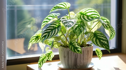 green syngonium plant