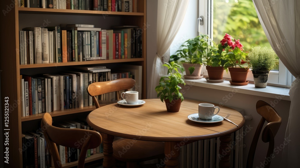 Obraz premium small home kitchen table