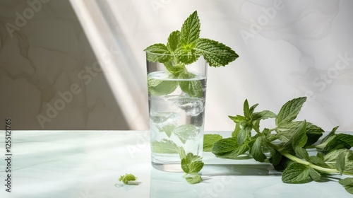 mt glass of water in table photo