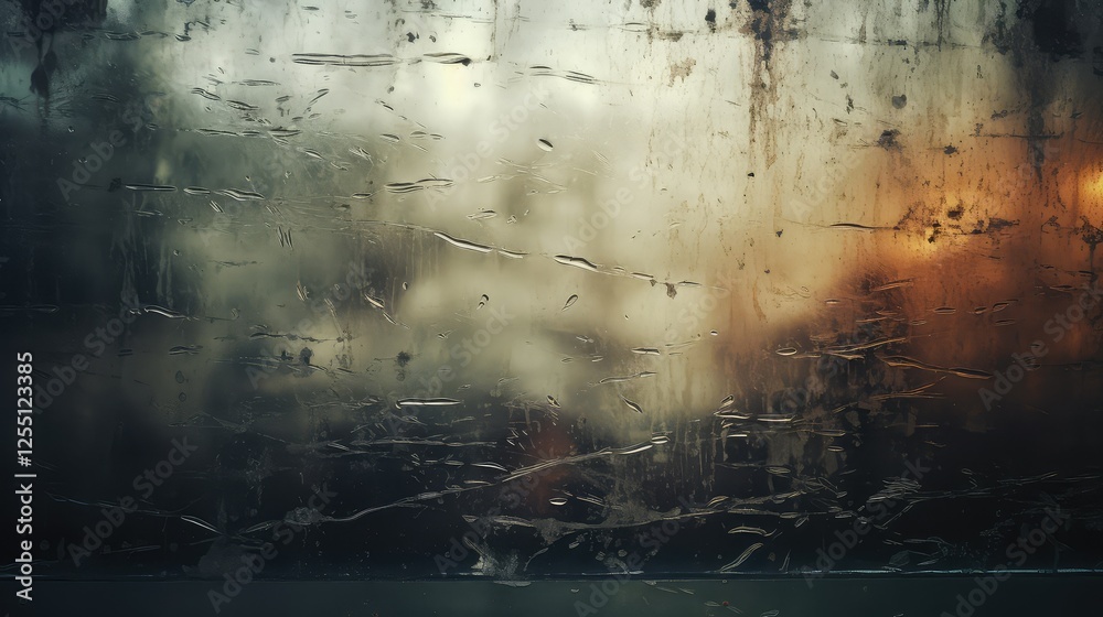 Naklejka premium distortion dirty glass texture
