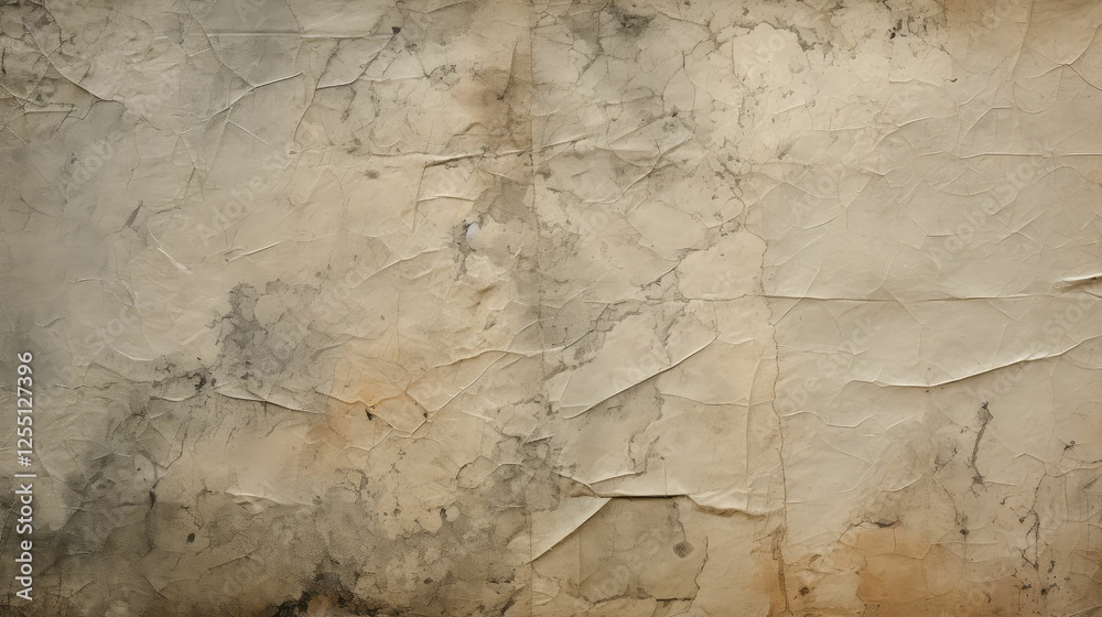 Fototapeta premium crinkled dirty paper texture