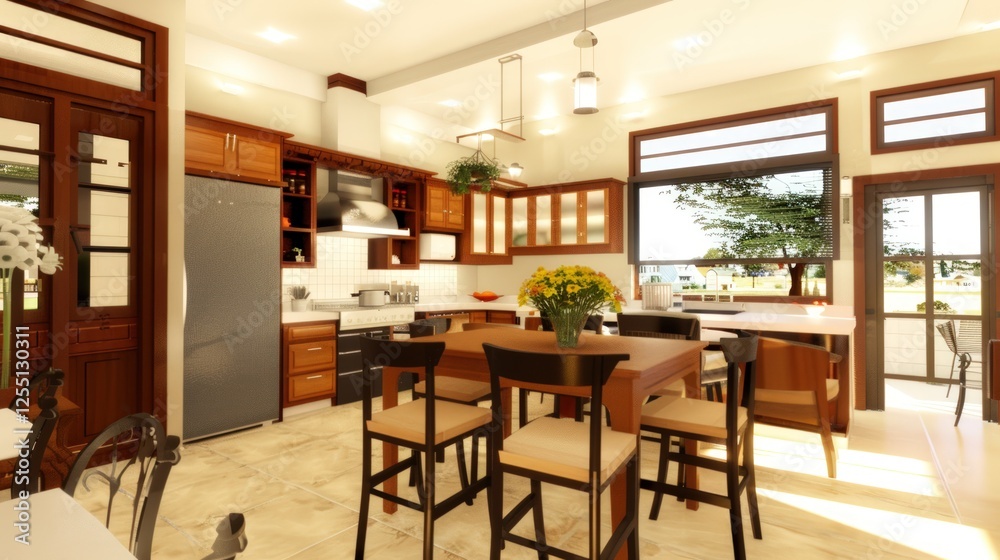 Modern Kitchen Design: Bright, Spacious, and Elegant Modern Kitchen Design: Bright, Spacious, and Elegant