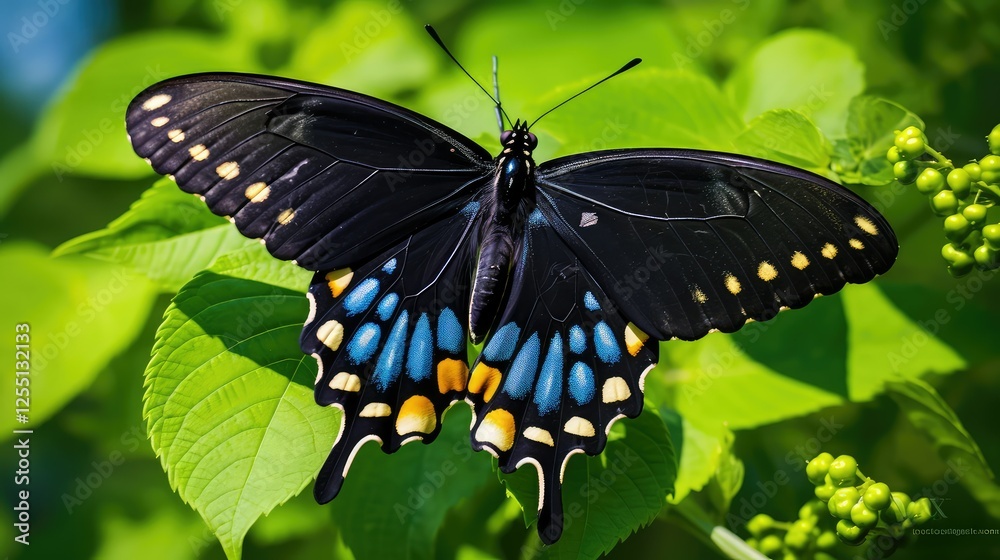 Obraz premium eggs eastern black swallowtail