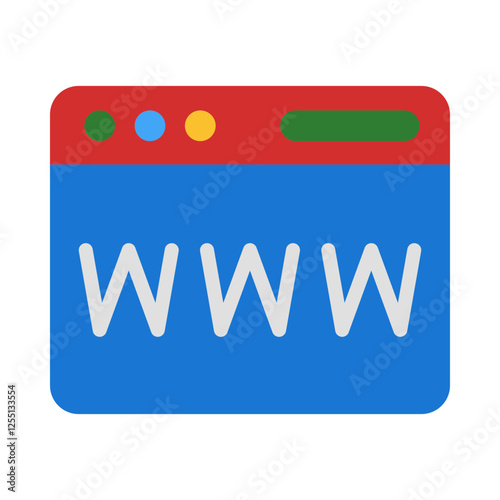 Browser flat icon
