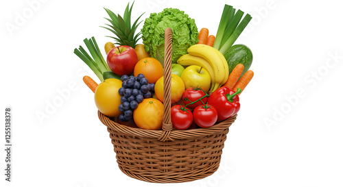 cesto de frutas e verduras