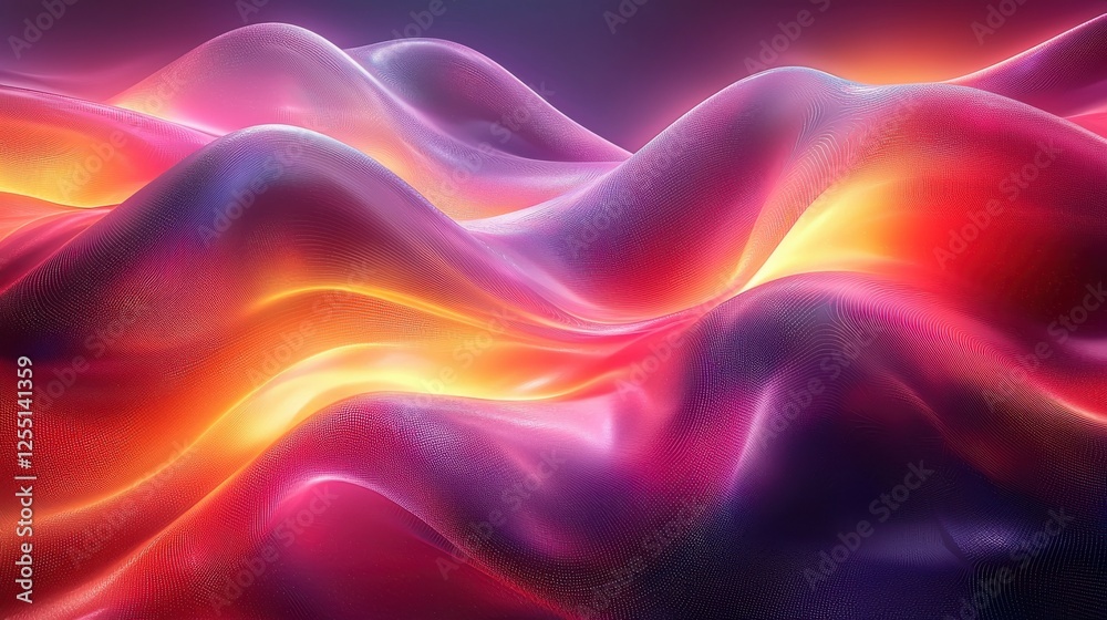 Abstract Colorful Wave Design Abstract Colorful Wave Design