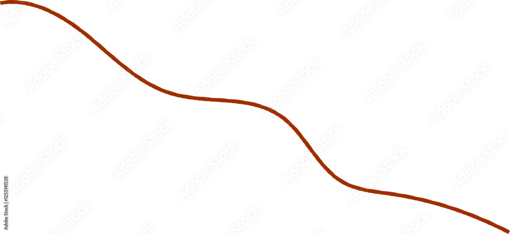Wavy line with curvy abstract squiggles. Hand-drawn wiggle design. Wavy line with curvy abstract squiggles. Hand-drawn wiggle design.