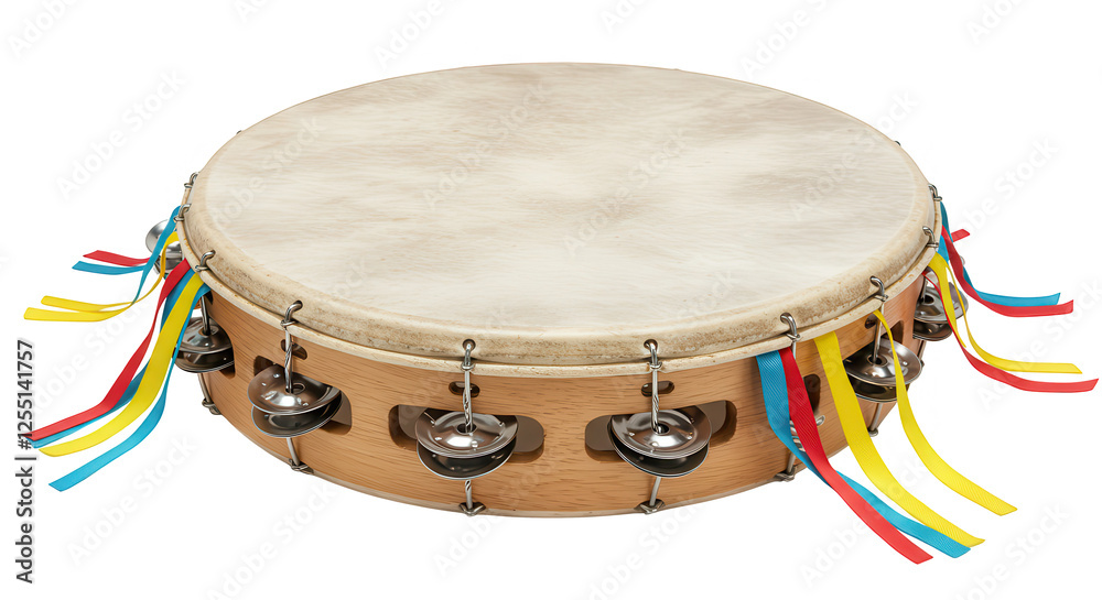 Obraz premium tamborine pandeiro carnaval 