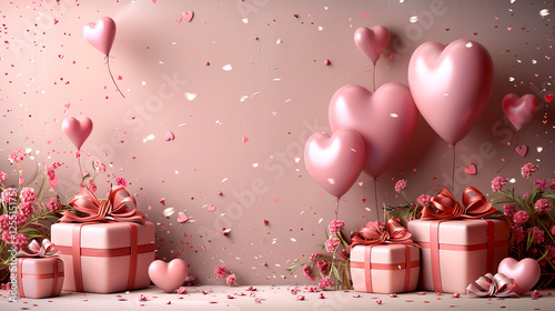 gift box with hearts