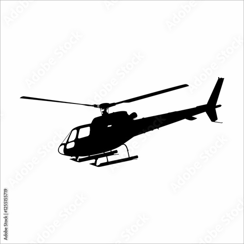 helicopter silhouette