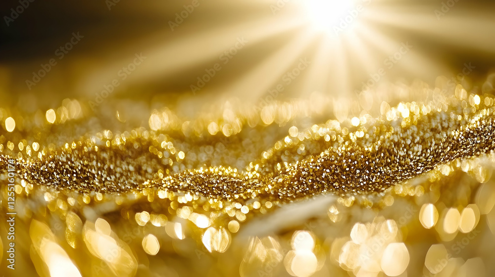 Golden glitter sunburst backdrop Golden glitter sunburst backdrop