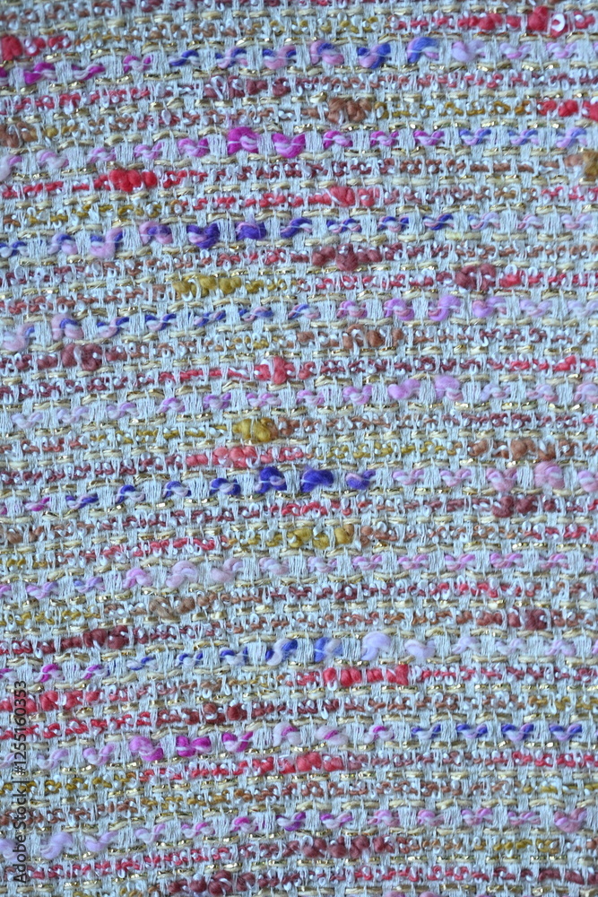 tweed beige fabric as a macro background, suit polyurethane melange multicolored, knitwear wool stitch blue as a background tweed beige fabric as a macro background, suit polyurethane melange multicolored, knitwear wool stitch blue as a background