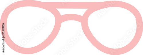 Stylish pink aviator sunglasses resting on a white background, embodying summer vibes, fashion trends, and essential sun protection while adding a touch of elegance and coolness