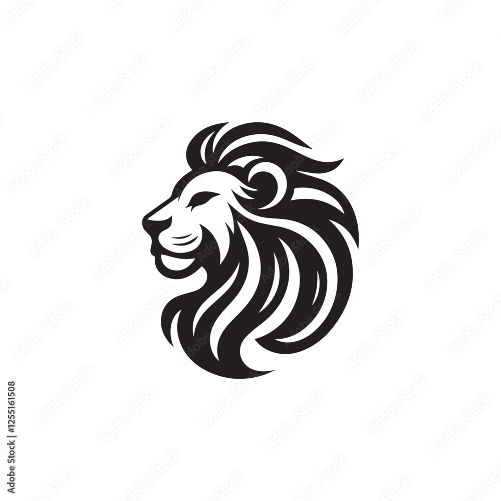 silhouette lion logo design vector silhouette lion logo design vector