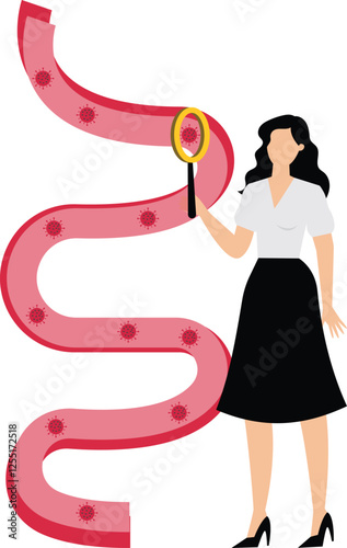 Female doctor Blood Vessel