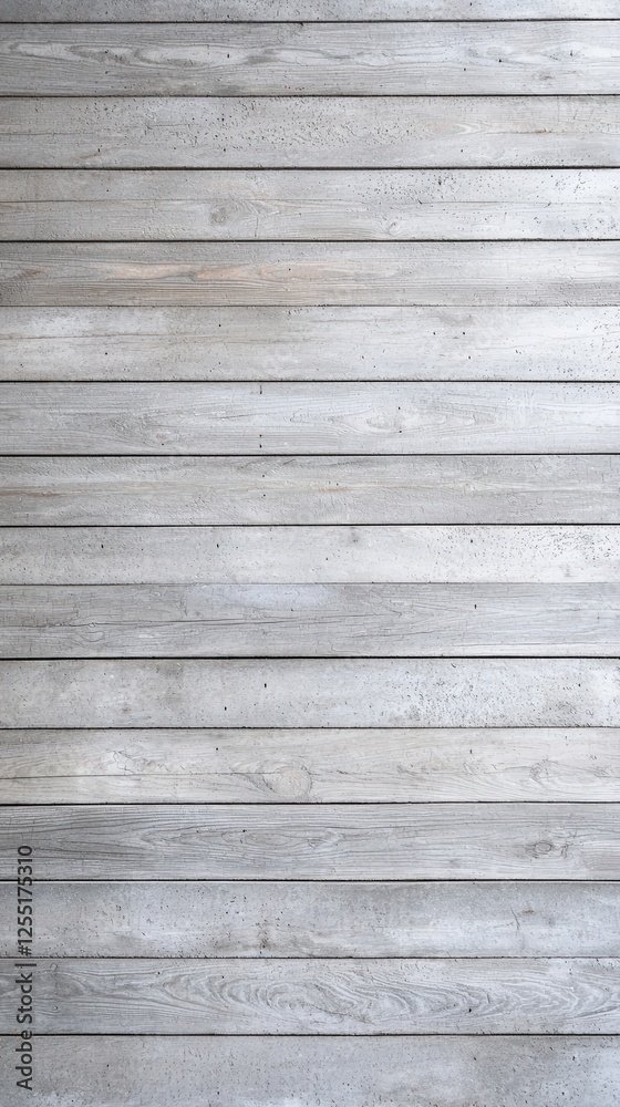 Obraz premium Wooden wall with white background and cement planks realistic photography for creative projects