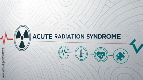 A disease or medical condition acute radiation syndrom. a lecture, post, publication, article or essay. word health
